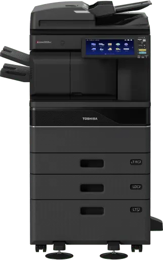 Kyocera multifunction printers displayed for office solutions.